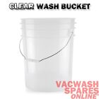 Produktbild - 20 LITRE CLEAR VALETING & DETAILING BUCKET PAIL - HEAVY DUTY CAR WASH BUCKET