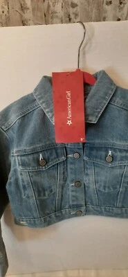 American Girl Style In Bloom Jean Jacket Kids Girls Size XS 6 - Image 1 of 4