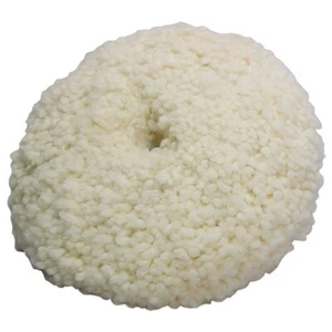 TP Tools 7-1/2" Dia White Wool Twisted Compound/Buff Pad, USA #SM-57-375  - Picture 1 of 1
