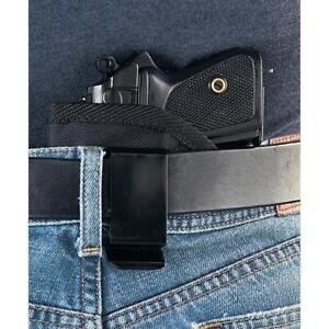 Small of the back concealment gun holster for S&W 40VE with laser 