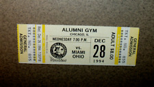 Loyola Ramblers 12/28/1994 Basketball Ticket Stub vs Miami of Ohio at Alumni Gym