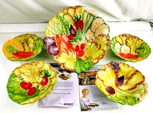 TEMPTATIONS by Tara Figurale Gemüse Salat Schüssel 5-teiliges Servierset - Bild 1 von 10