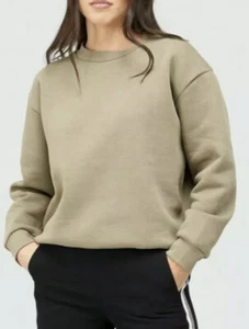V By Very Women's Crew Neck Pullover Sweater Jumper Sage Green UK Size 12 - Picture 1 of 4
