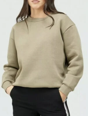 V By Very Women's Crew Neck Pullover Sweater Jumper Sage Green UK Size 12 - Image 1 of 4