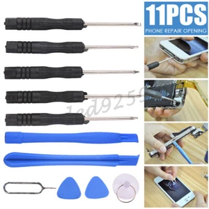 11 Teilig Set Reparatur Werkzeug Öffnung Öffner Schraubendreher Für Handy Tablet - Bild 1 von 8