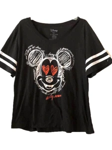 Disney Mickey Mouse T-Shirt Übergröße Damen Gr. 3X 22 24 - Bild 1 von 1