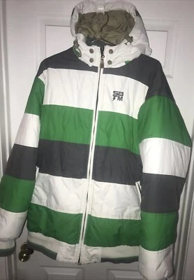 Chaqueta de snowboard de mezcla especial para hombre Puffer XL Jp Walker Forum ESA RARA VERDE Foto 1 de 4