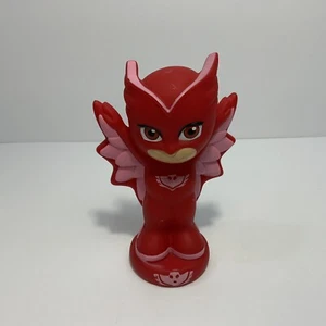 PJ Masks Owlette 5” Red Owl Character Figure Soft Plastic Bath Squeeze Toy - Picture 1 of 6