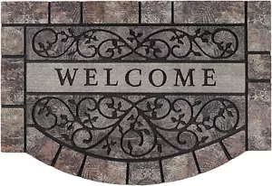 Thick Welcome Mats Outdoor, 24 * 36" Large Front Door Mat Entrance, Durable Welc - Picture 1 of 12