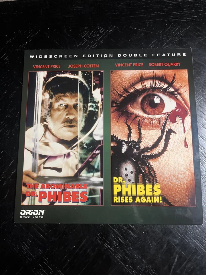 Vincent Price: The Abominable Dr. Phibes + Rises Again Laserdisc Double Feature  - Bild 1 von 2