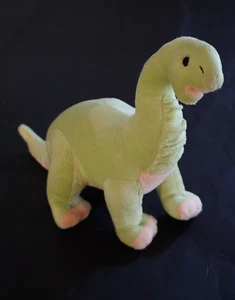 GREEN BRONTOSAURUS DINOSAUR DINO 8" PLUSH - Picture 1 of 4