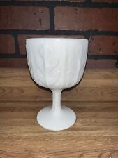 Vintage FTD 1975 White Milk Glass pedestal bowl/ candy dish