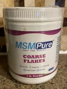 Kala Health MSMPure MSM Coarse Powder Flakes Organic Sulfur, 1 lb EXP 3/2025 - - Picture 1 of 4