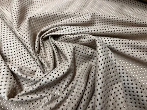 Airtex MESH FABRIC BLACK Sports Material Stretch Net Dress Shirt Lining beige - Picture 1 of 5