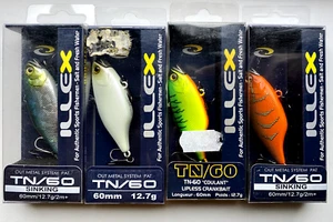 Wobbler Set 4x Illex TN60 Vibration Lure Rattlin - Bild 1 von 2