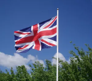 NYLON UNION JACK FLAG 5' X 3' BRITISH FLAG UK SELLER - Picture 1 of 2