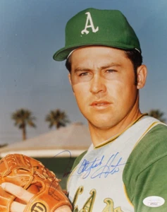 Jim Catfish Hunter (d.1999) A's Yankees Autographed Signed 8x10 Photo JSA COA - Picture 1 of 5