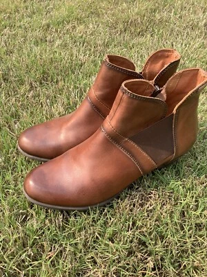 Botines Pikolinos de tacón con cremallera para mujer talla 41 (9,5-10) cuero marrón - Imagen 1 de 4