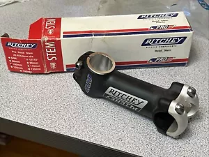 NOS RITCHEY PRO Black Aluminum Stem 100mm +-17 Degrees 26.0mm 1-1/8" - Picture 1 of 7