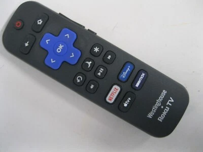 Westinghouse Roku TV Remote Control with NETFLIX APPLETV+ HBOMAX disney+ - Imagem 1 de 4