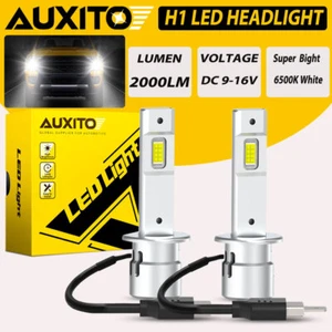 2x H1 LED Headlight Bulbs Conversion Kit High Low Beam 100W 6500K Super White US - Foto 1 di 10