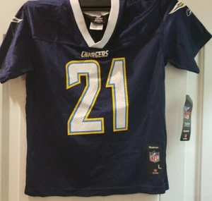 NWT! Reebok San Diego Chargers #21 LaDainian Tomlinson Jersey Kids Large (7) - Picture 1 of 8