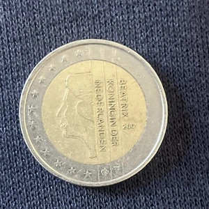 2 Euro Münze Beatrix Königin der Niederlande  - Bild 1 von 3