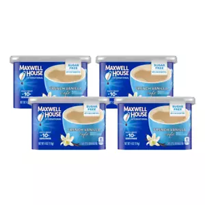 International Französisch Vanille Zuckerfrei Cafe Getränkemischung 4 Unzen Kanister, Packung o - Bild 1 von 8