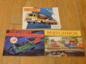 Vintage Konvolut 3 Matchbox Lesney Spielzeugauto Kataloge neuwertig - Bild 1 von 2
