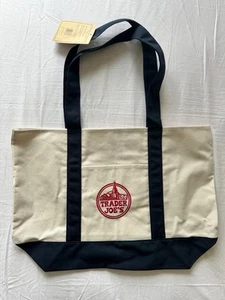 Large Trader Joe's Tote Bag New With Tags - Picture 1 of 3