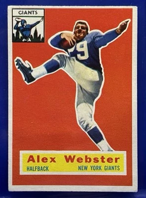 1956 Topps #5 Alex Webster New York Giants Rookie - Image 1 of 2