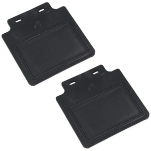 PAR PEQUEÑO guardabarros de rueda de remolque para supresión de pulverización de lluvia caravana guardabarros - Imagen 1 de 8