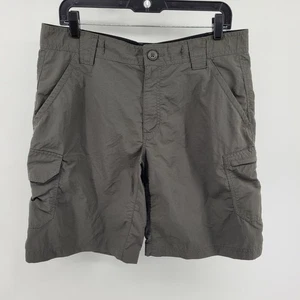 Eddie Bauer Mens 34 Gray Cargo Shorts Outdoor Hiking Casual Lightweight - Picture 1 of 5
