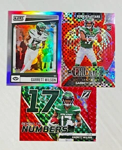 GARRETT WILSON LOT OF 3 2022 RCs! R&S + Zenith RED WHITE CHECKER PRIZM + HOLO SP - Picture 1 of 1