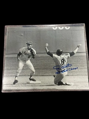 Don Wert Signed 8x10 Photo Detroit Tigers 1968 World Series Champs COA - Image 1 of 3
