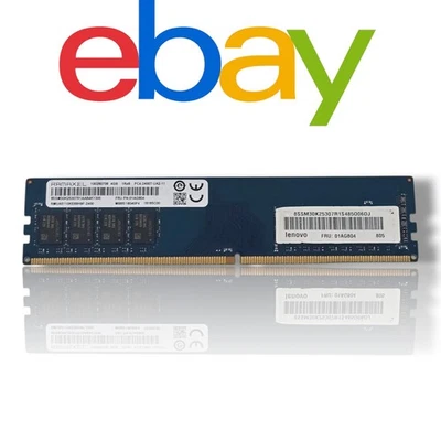 Ramaxel 4 Go DDR4-2400 PC4-19200 UDIMM RAM De Bureau (RMUA5110KE68H9F-2400 #1280 - Image 1 of 2