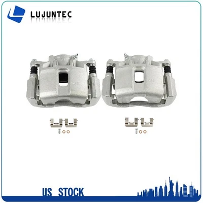 2 件 适用于 1999 - 2004 年讴歌 RL 01-03 讴歌 CL 前 L&R 盘式制动卡钳 带支架 — 第 1/4 张图片