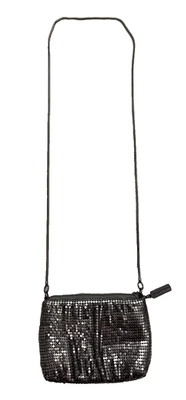 Whiting & Davis mini mesh metal small shoulder bag purse snake chain - Image 1 of 4