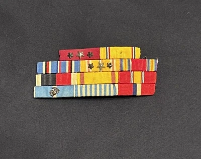 Cintas para coser de la Marina de los Estados Unidos Segunda Guerra Mundial/Corea USMC UN USN Foto 1 de 2