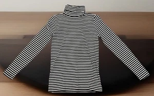 J CREW WOMENS STRIPED TURTLE NECK (NWT) XXS - Picture 1 of 4