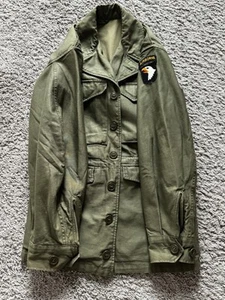 Original Near Mint Condition M43 Paratrooper Field Jacket WW2 101st Airborne Med - Picture 1 of 12