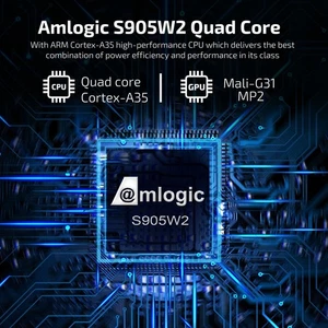 X98Q 11.0 TV Box Amlogic S905W2 Quad Core 4K UHD Media Player 16GB CLQI - Picture 1 of 18