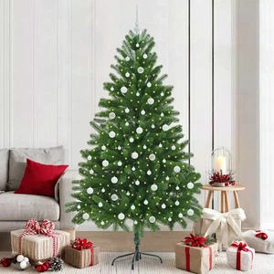 Albero di Natale con 300 LED con supporto Verde 210 cm PE 099home - Foto 1 di 1