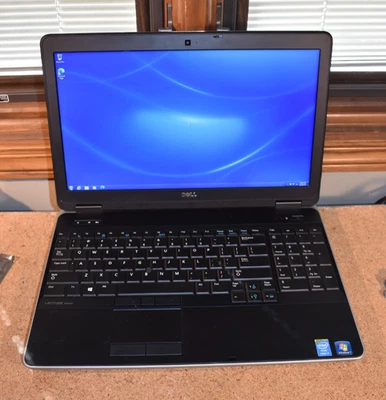 Dell Latitude E6540 Intel Core i7-4601M 192GB SSD Windows 7 Pro 32-bit Webcam - Image 1 of 4