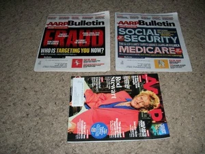 Three AARP Magazines March/April 2025 FRAUD, May/June 2025 & June/July 2025 - Picture 1 of 2
