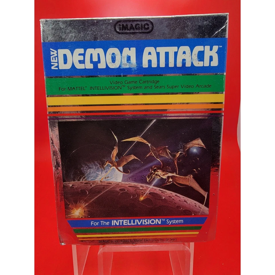 Demon Attack Intellivision, 1982 Complete w/ Manual and 1 Inlay - Image 1 of 4