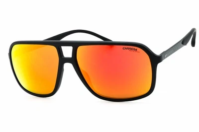 Gafas de sol CARRERA 8035/S 003 W3 marco negro mate rojo espejo naranja lentes 61 mm Foto 1 de 4