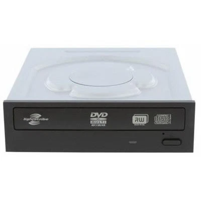 LITE-ON IHAS224-06 Lightscribe 24X SATA DVD+/-RW Dual Layer Drive Black 2 MB Buf - Image 1 of 1