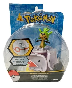 Pokemon Throw 'n' Pop Poke Ball CHESPIN - Imagen 1 de 2
