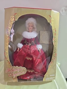 Barbie Holiday Elegance 1999 Toys R Us Exclusive Puppe Weihnachten Samt rotes Kleid - Bild 1 von 5